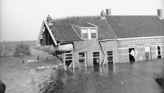 flooded houses