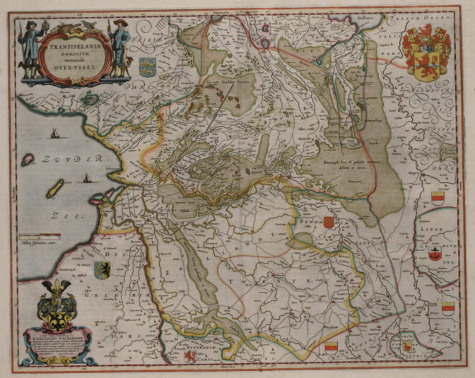 Map of Overijssel