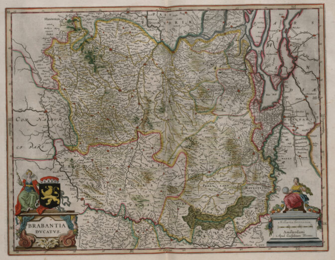 Map of Brabant